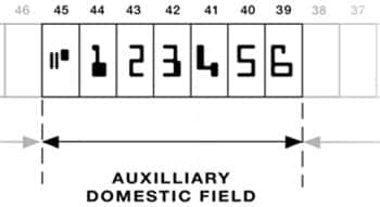 Cheque Auxilliary Field